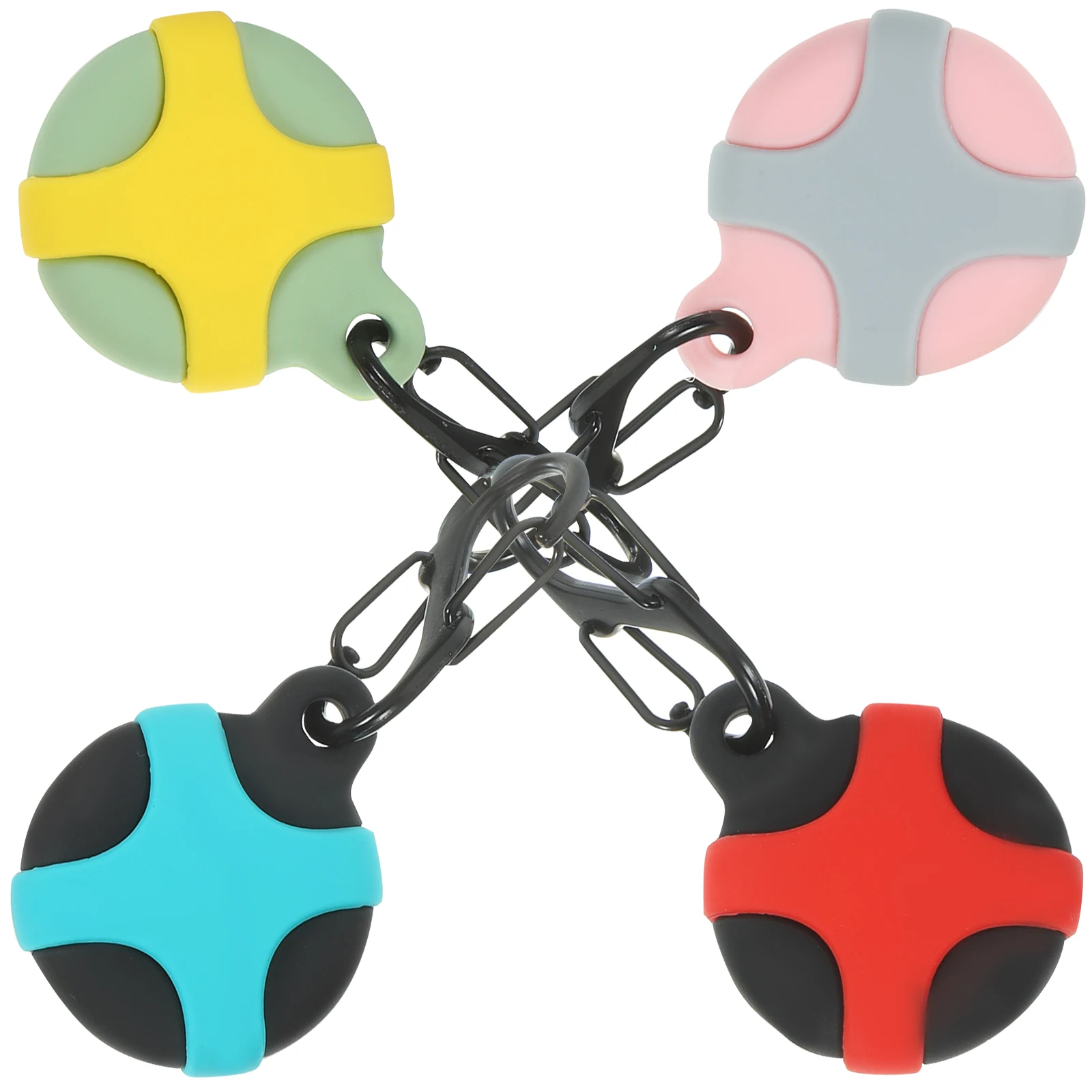 

4Pcs Waterproof Case Silicone Tracker Protector Shockproof Anti-Scratch Lightweight Portable Locators Cover for Outdoor