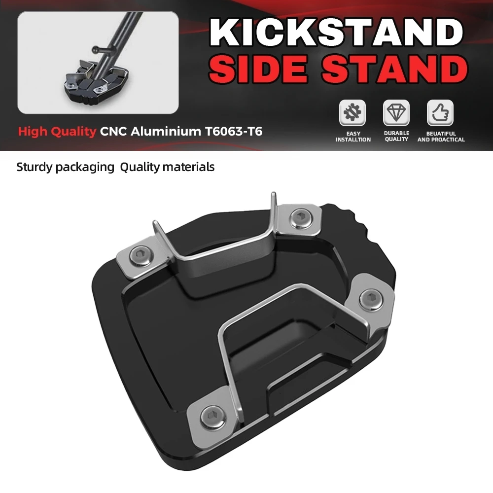 

FOR HONDA NT1100 DCT NT 1100 2022 2024 Motorcycle Accessories CNC Side Stand Enlarger Kickstand Enlarge Plate Foot Extension Pad