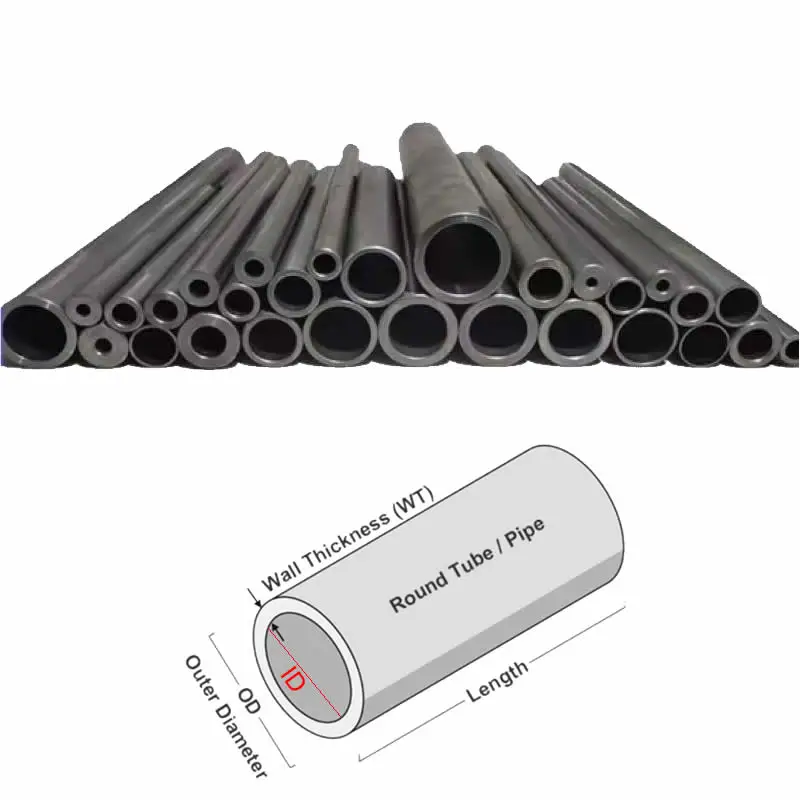 Carbon steel tube hollow round pipe  outer diameter 4mm5mm6mm7mm8mm9mm10mm11mm12mm13mm14mm15mm16mm17mm Easy to process and weld