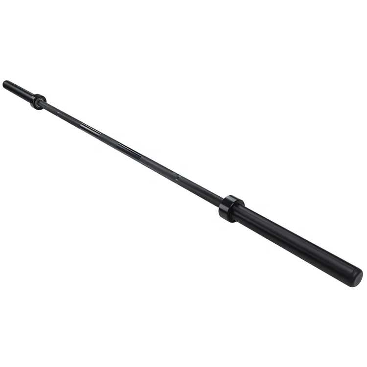 

High Quality Black Hard Chrome Barbells 6ft 1.8m 15kg Power Lifting Deadlift Squat Bench Barbell Bar