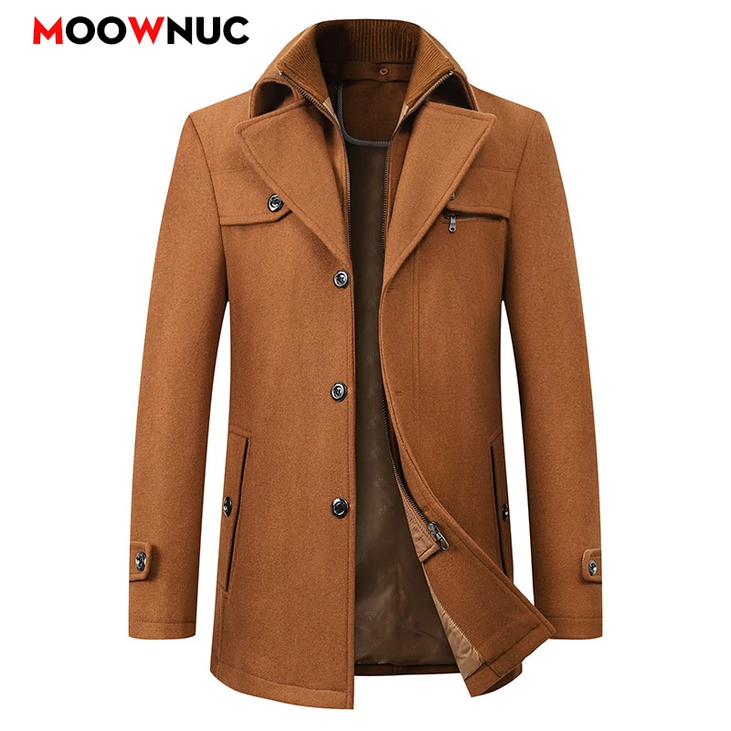 

Autumn Men's Coat Man Trench Coat Men's Clothing Wool Woollen Overcoat Winter Men Coat Men's Wear Warm Overcoat Male 5XL Warm