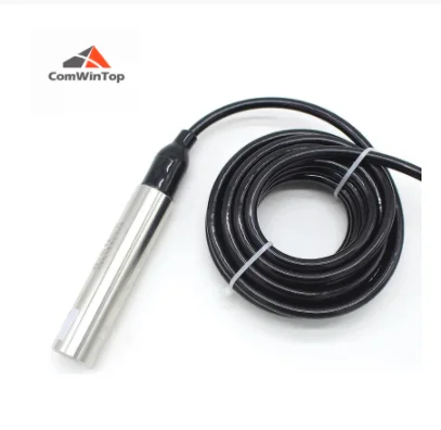 12-24VDC H2O مستشعر مستوى الماء السائل IP68 الارسال التحقيق التناظرية 4-20mA RS485 الناتج للزراعة