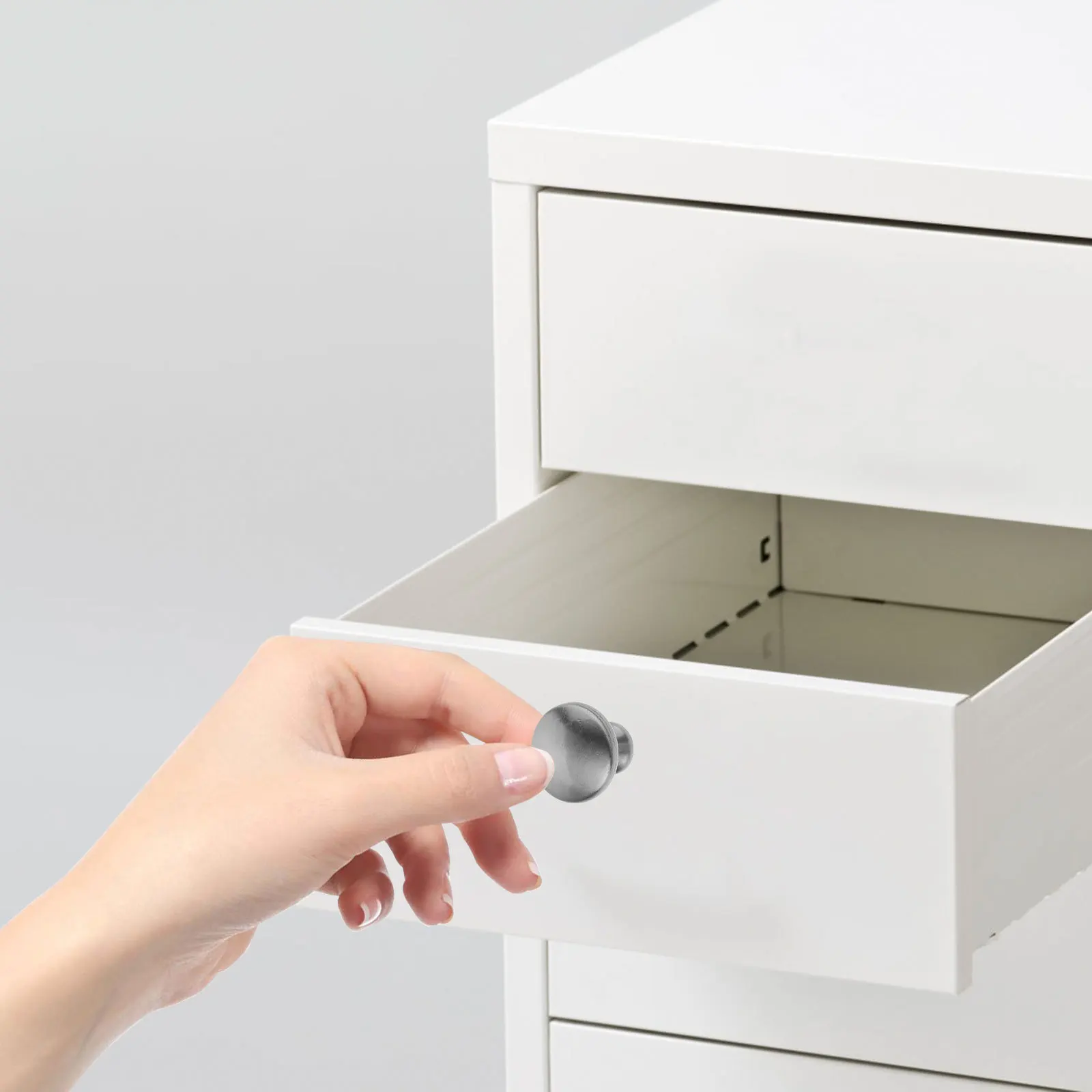 

10Pcs Zinc Alloy Cabinet Knobs Solid Durable Wardrobe Handles Brushed Metal Decorative Door Pulls Drawer Handles