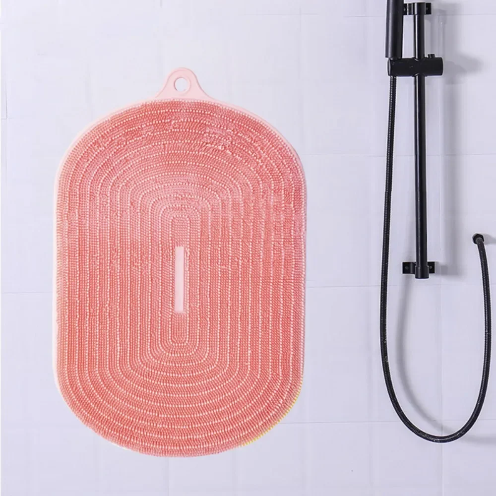 

Lazy back rubbing tool, back scrubbing pad, silicone large suction cup anti slip pad, bathroom foot washing massage shower pad