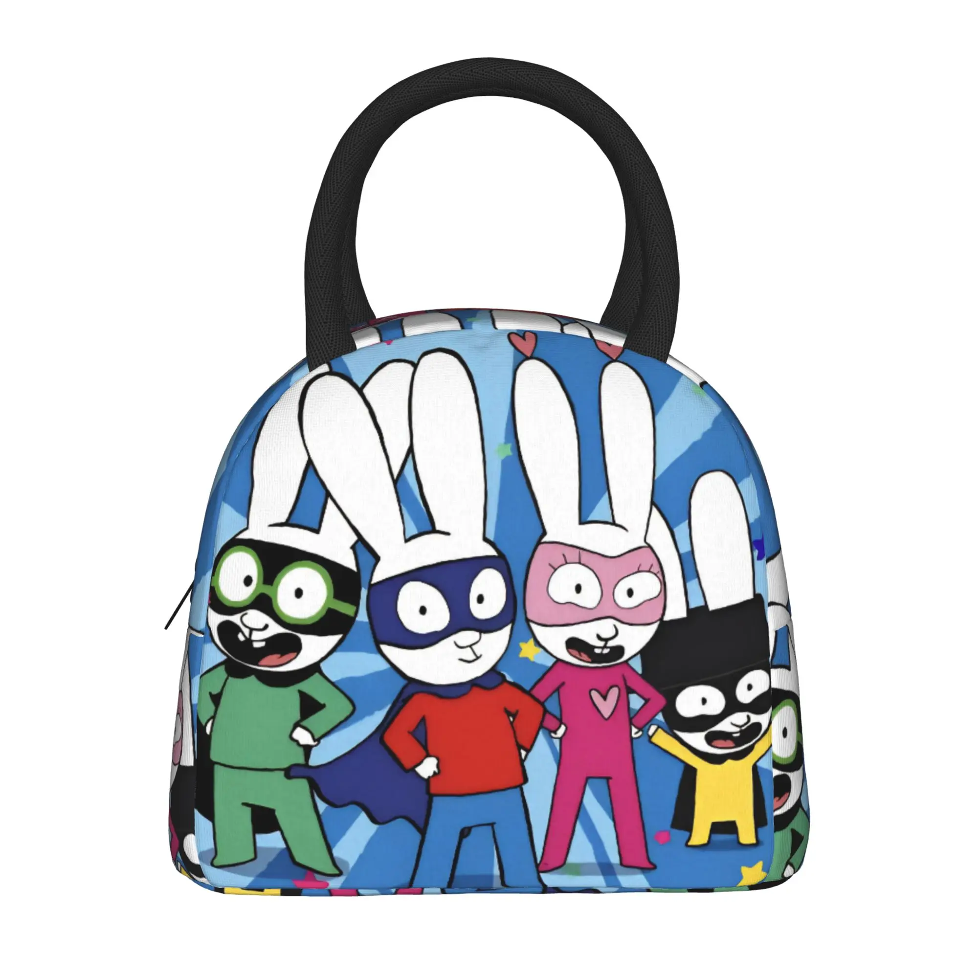 Insulated Lunch Tote Bag Simon Super Rabbit Merch  Lunch Food Box Unique Design Thermal Cooler Bento Box For Travel