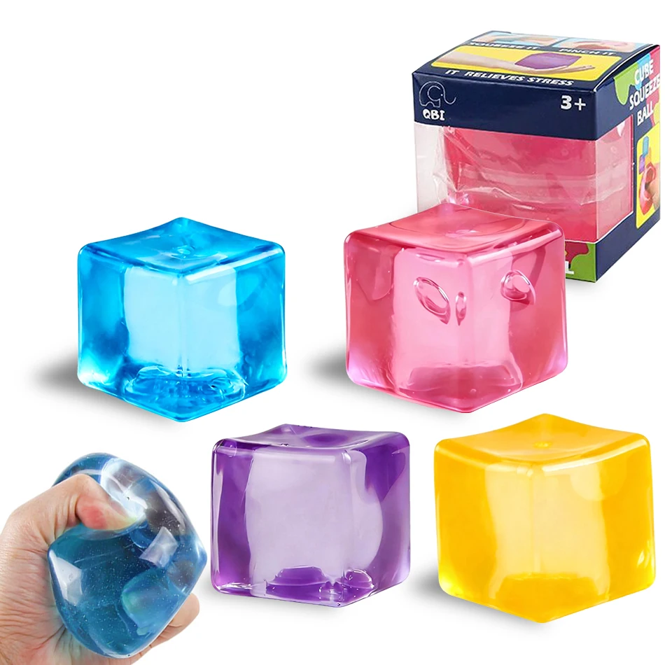 

Игрушка-антистресс Jelly Cube 5,5 см, без сетки, медленно восстанавливающая форму, для снятия стресса, тревоги, напряжения от работы, для расслабления и развлечения