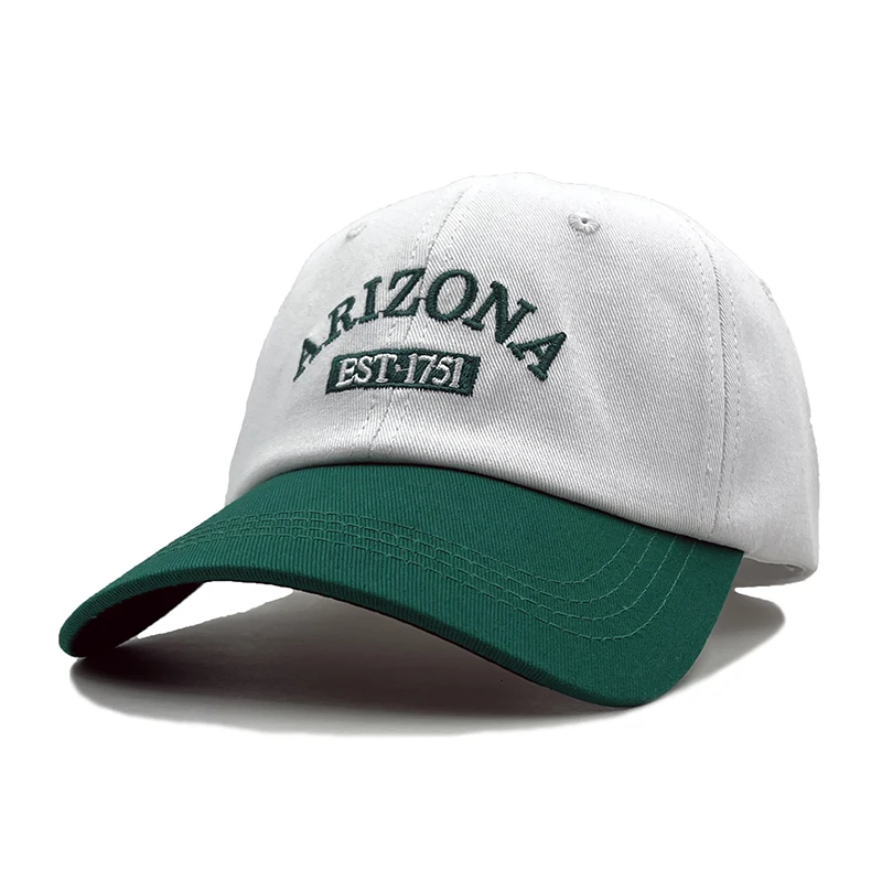 new Summer Arizona Baseball Caps Letter Embroidery splicing Color Men Women Caps Snapback Hip Hop Trucker Hat Casquette