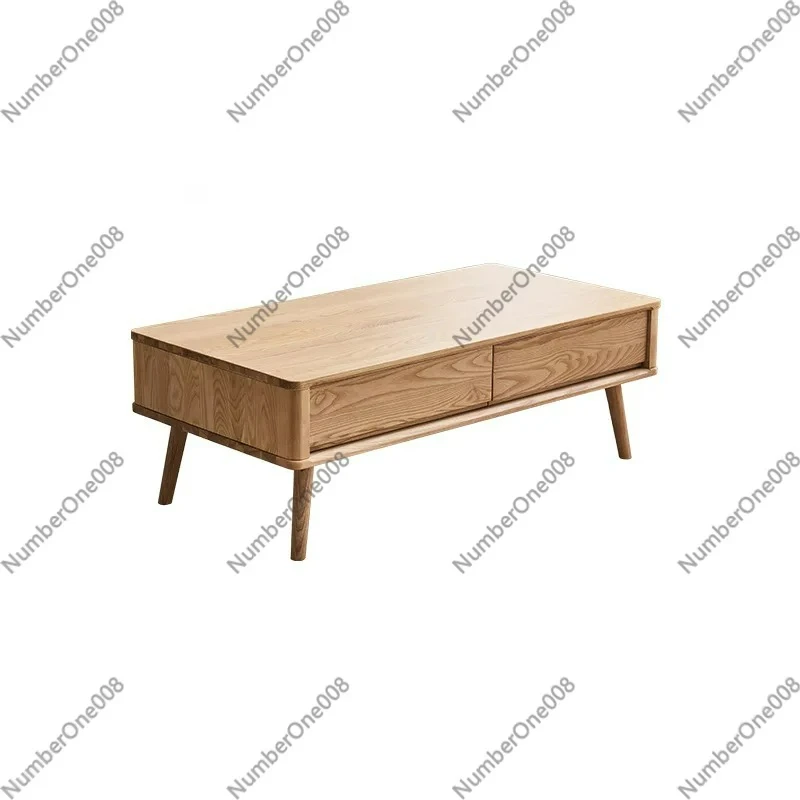 

Приставной столик из массива дерева с ящиком, маленький журнальный столик для гостиной, современная прикроватная тумбочка, минималистичная мебель для дивана