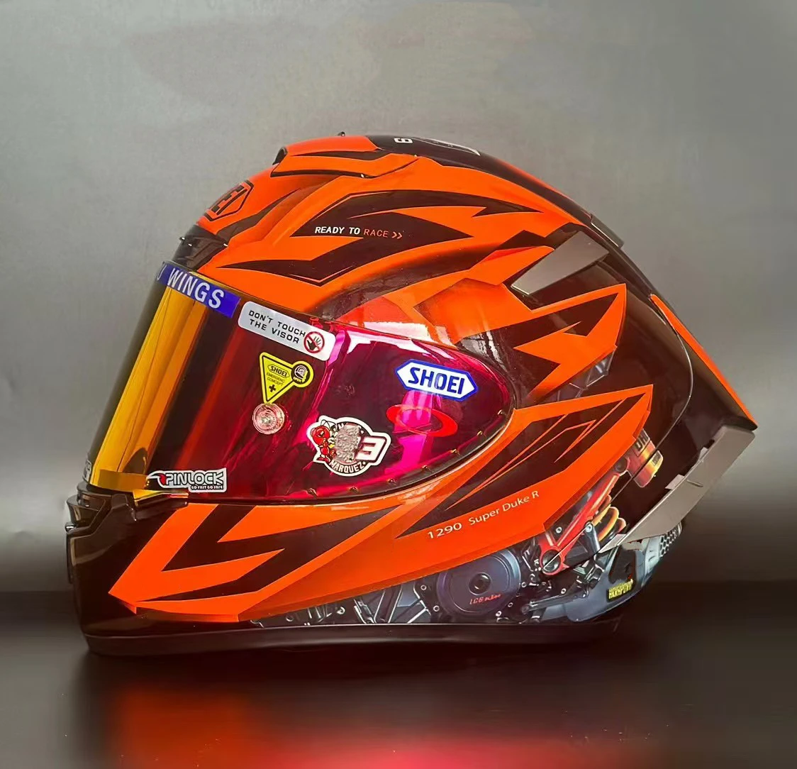

Full Face Motorcycle helmet X14 SHOEI X-14 X-Spirit RED K M Riding Motocross Racing Motobike Helmet Casco De Motocicleta