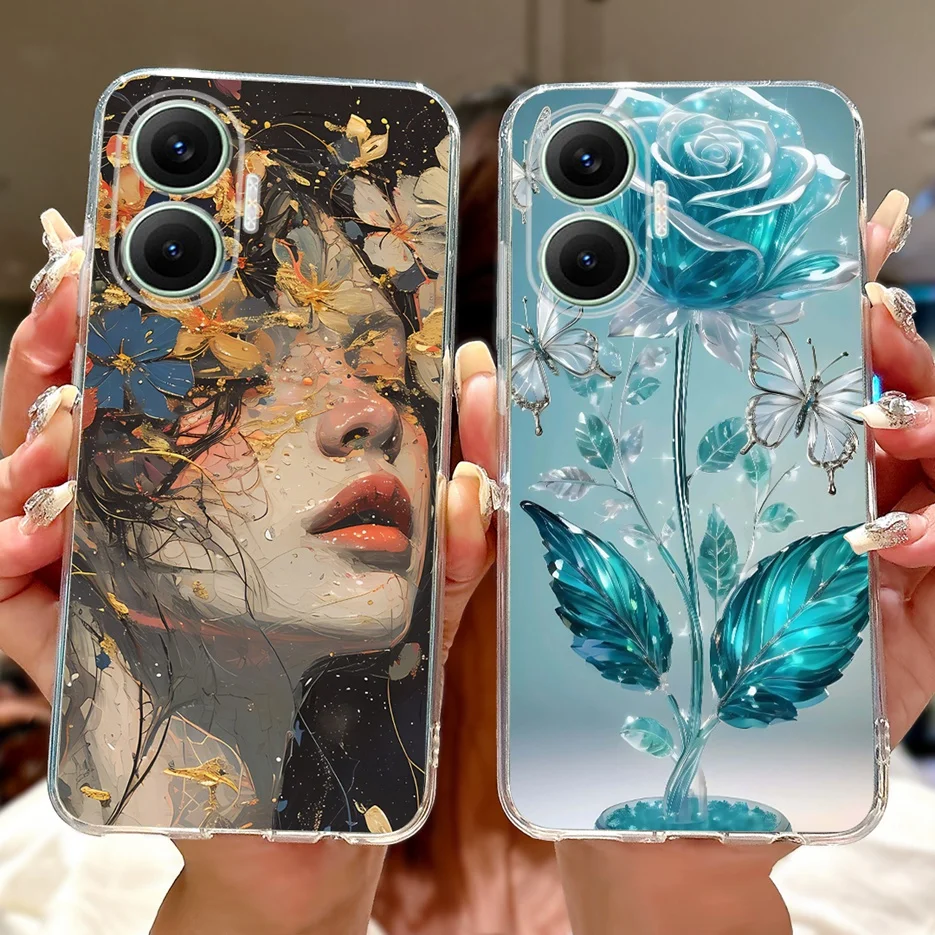 

Чехол для Xiaomi Redmi Turbo 4 Pro, новый модный окрашенный чехол, мягкий тонкий чехол для телефона для Xiaomi Redmi Turbo 4 Turbo 4 Pro, сумки для fundas