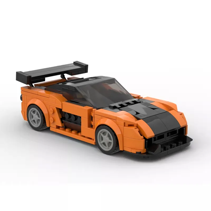 MOC Han's Mazdaed RX7 Speed Champions Sports Cars Building Blocks Bricks Set Kids Toys Gifts For Boys & Girls