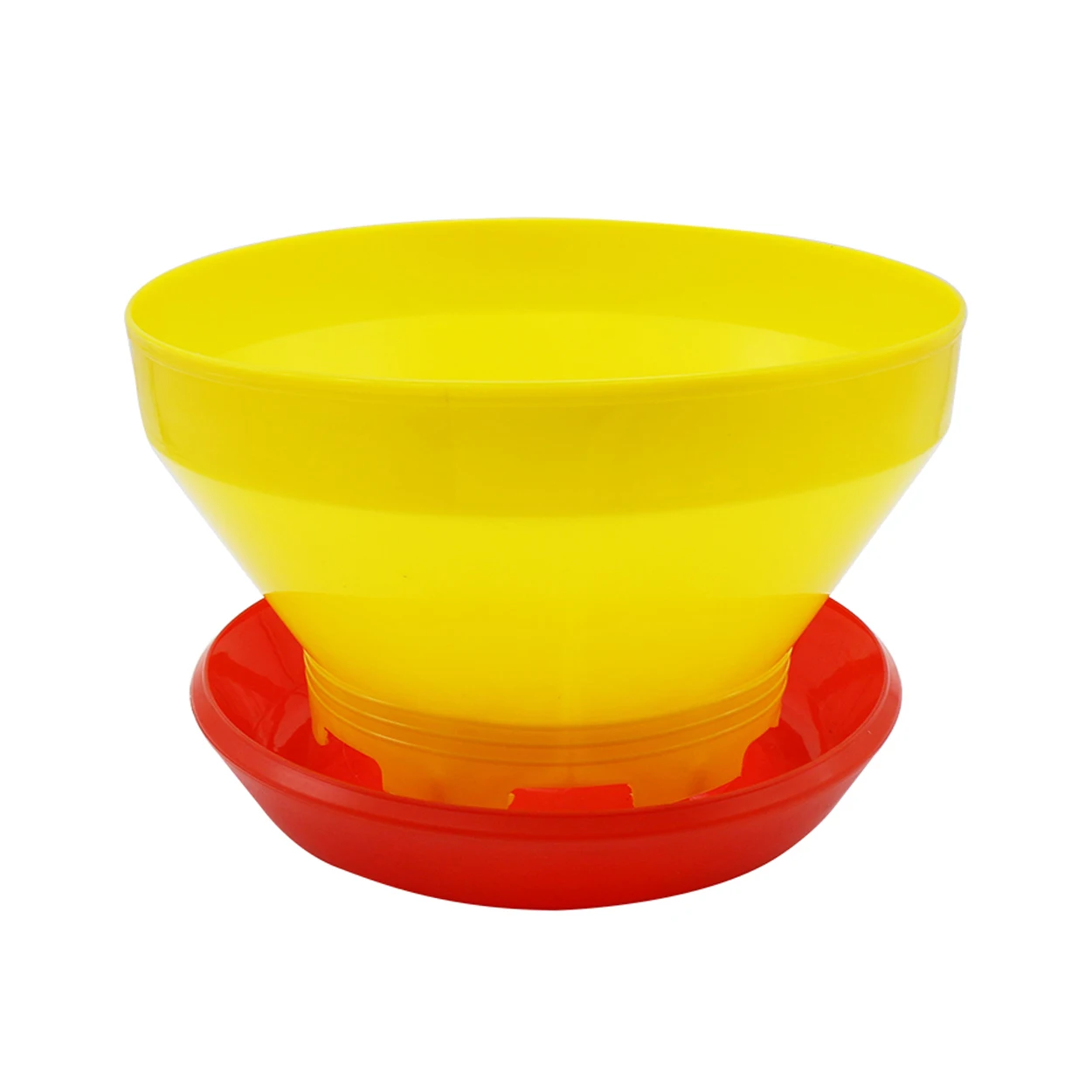 1Pc Chicken Automatic Feeder Poultry without Cover Ground Feed Bucket Pigeon Quail Feeding Bucket Poultry Breeding Supplies