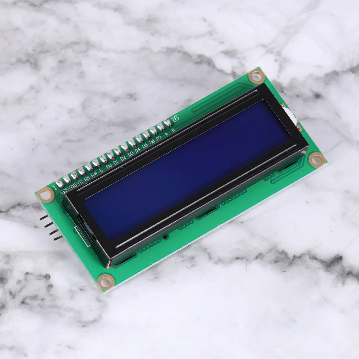 1602A وحدة Lcd تسلسلية شاشة عرض خلفية زرقاء لواجهة Mega R3 وحدة Lcd متوافقة مع ملحقات الكمبيوتر اللوحي #6