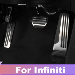 For Infiniti G25 G35 G37 Q50 Q60 EX25 QX50 QX70 EX FX M25 Q60S Accelerator Gas Brake Pedal Footrest Case Pads Trim Accessories