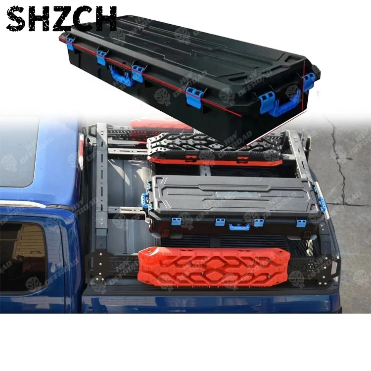 Custom Universal Top Car Roof Rack Luggage Bag Storage Roof Box Cargo Boxes 4X4 PICKUPS OFFROAD