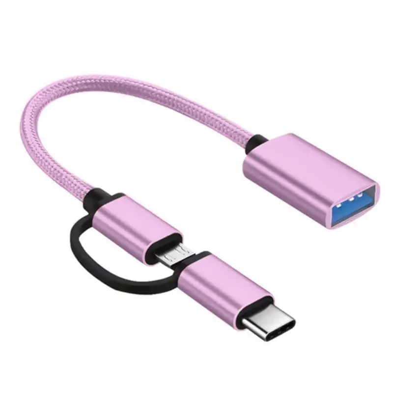 

D08B 2Interface USB C/Small USB to USB Adapter Cable For Small USB/ Type C Devices