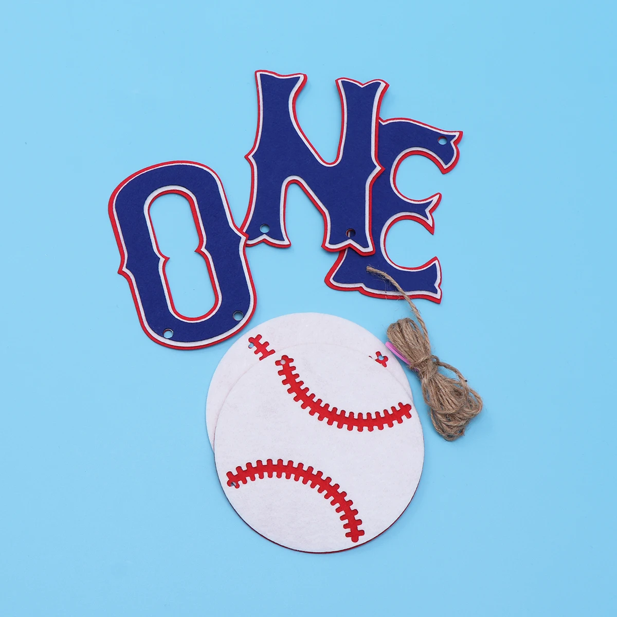 

Baseball Theme Felt Banner Birthday Birthday Party Garland Party Hanging Wall Decoration Lightweight Easy Indoors Outdoors