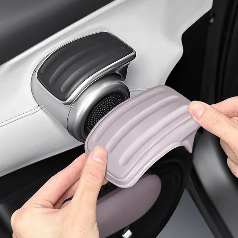 For BYD Atto 3 2022-2025 Door Handle Cover Open Door Handle Silicone Cover Inner Door Bowl Modification Body Kits Accessories