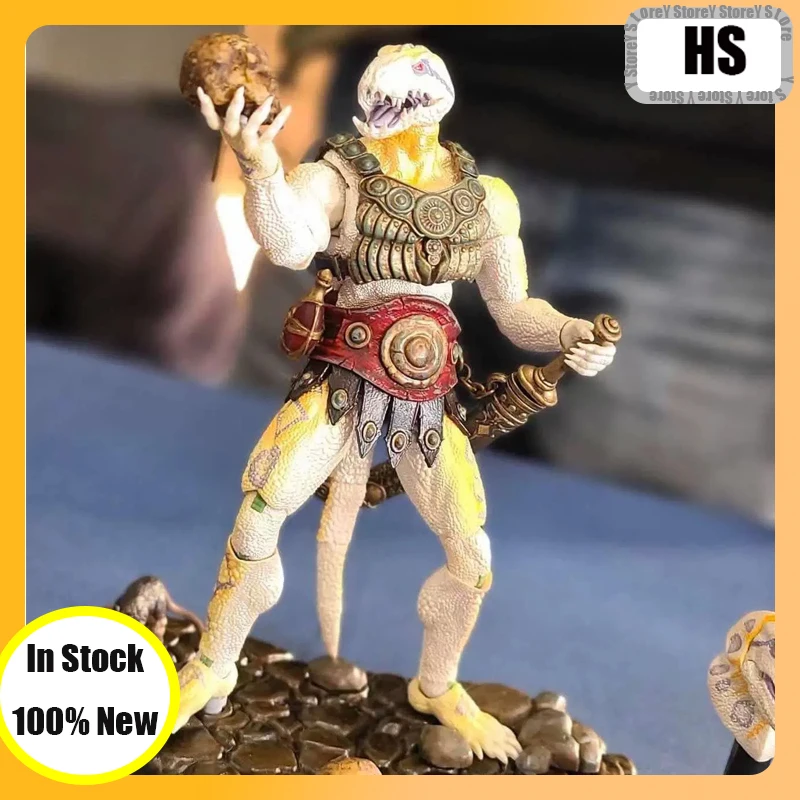 

HS Studio Savage Furnace 1/12 Limited Luxury 3-Head Conan White Lizard Action Figure Custom Model Toys