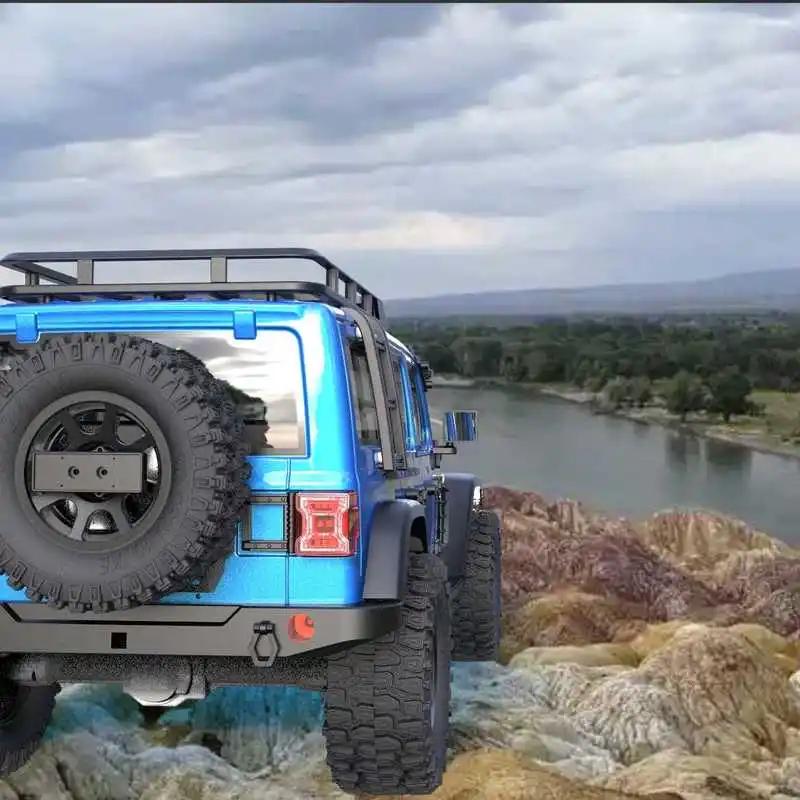CK5811 Wrangler 1:7 Kletterauto RC ferngesteuertes Auto simuliertes Geländewagen elektrisches Allradantrieb bürstenloses Spielzeug