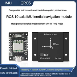 Modulo di navigazione inerziale IMU a 10 assi Robot ROS MEMS Magnetometro USB Sensore di attitudine giroscopio AHRS per kit robot programmabile