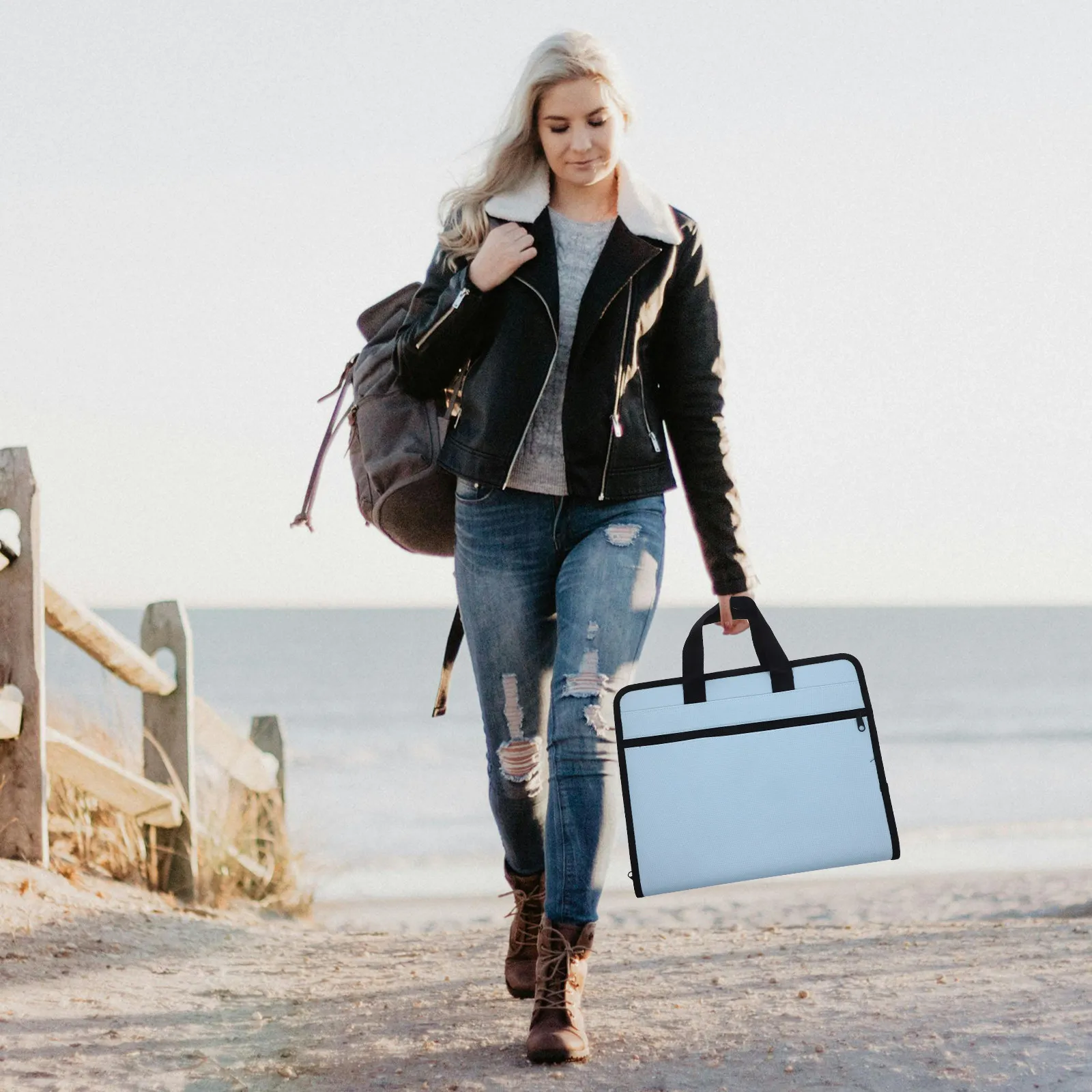 

Portable Expanding File Folder Legal Size Thick Material Accordion Design Document Organizer for Receipts Files Papers Tickets