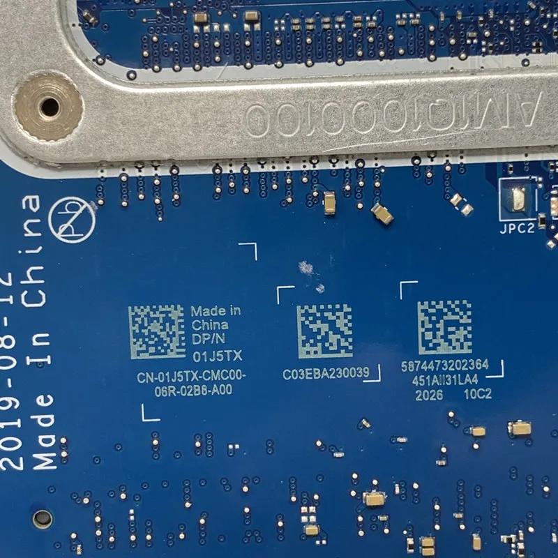 

For DELL 3793 5593 CN-01J5TX 01J5TX 1J5TX With SRGKL I5-1035G1 CPU Mainboard LA-J081P Laptop Motherboard 100%Tested Working Well