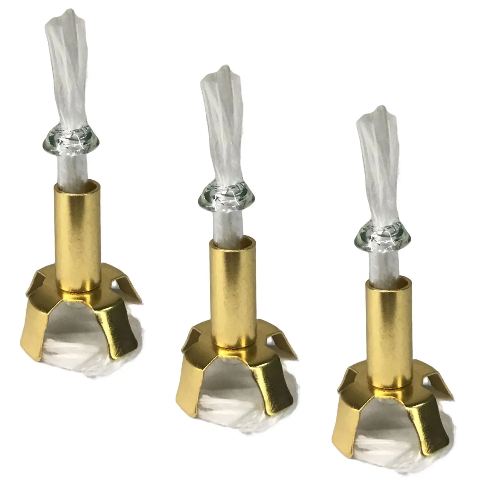 Oil Lamp Wick Holder Copper Alloy Candle Wick Base Candle Tool Accessories for Fence Porch Outdoor Lighting