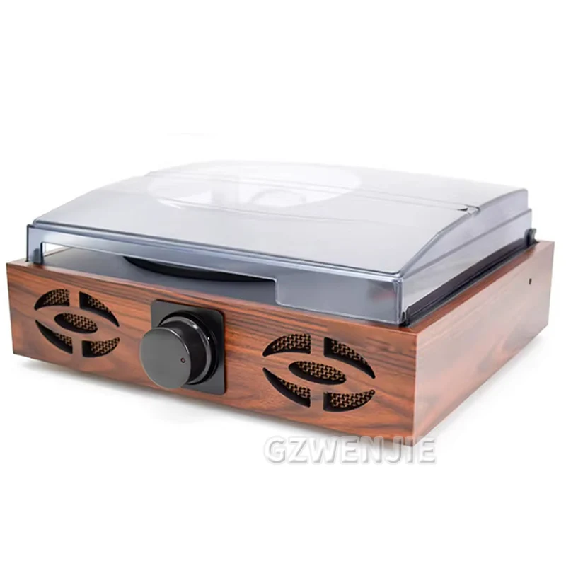 Retro Vinyl Record Player Record Player with Dustproof Cover Classic Nostalgic Style Record Player EU/US Plug Record Player - Image 5