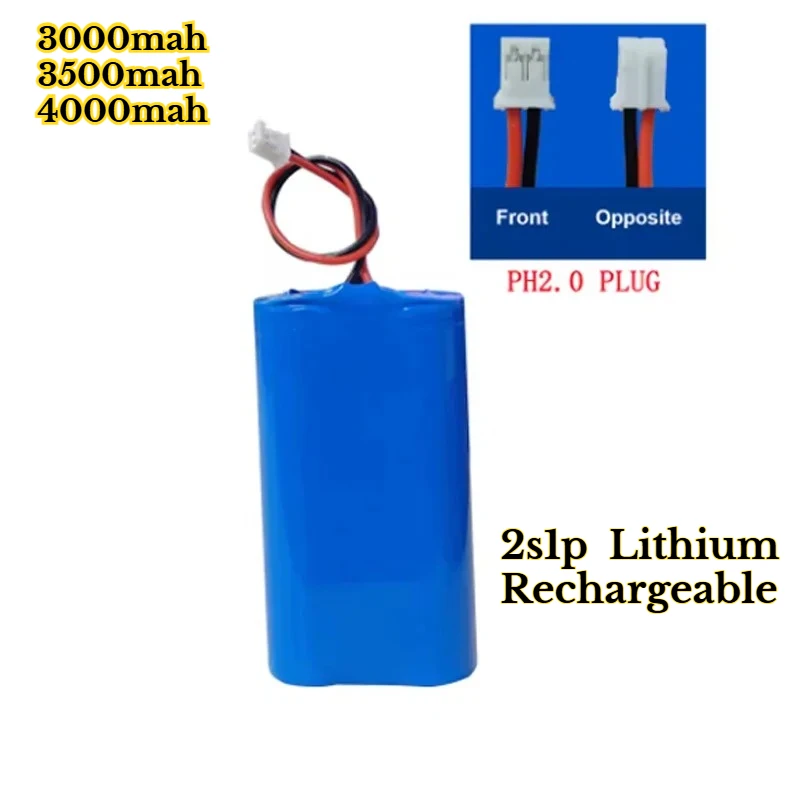 

2S1P 18650 7.4V BatteryPack Batteries XH2.54 PLUG 1500mah 3000mah 3500mah 4000mah 1500mah 3400mah Rechargeable Battery Plug+PCB