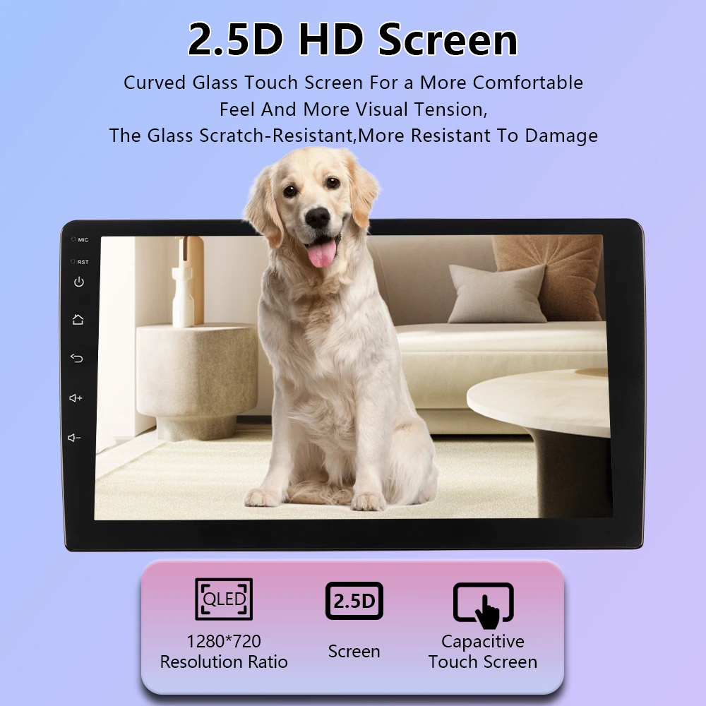 

BOSSCAR 7‘’9‘’10‘’HD FM Car Radio Carplay Universal QLED GPS Player BT 2Din Android12 Multimedia WIFI Touchscreen Auto Autoradio