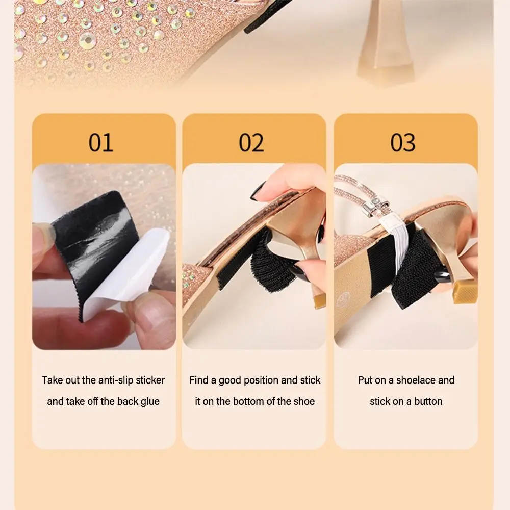 Bundle High Heels Women Shoeslaces Ankle Holding Shoes Decorations Lazy Shoelaces Adjustable Free Triangle Bundle Shoelace Women
