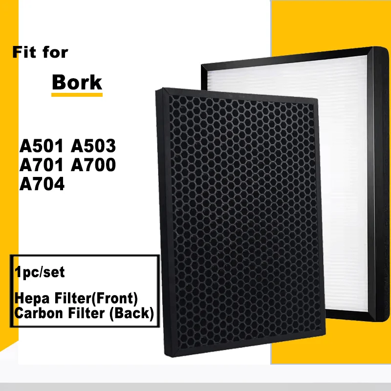 Replacement Air Purifier Hepa and Carbon Composite Filter for Bork A501 A503 A701 A700 A704 Air Purifier Parts