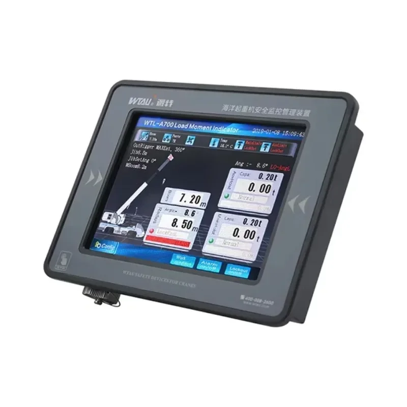 WTAU Brand WTL A700 Touch Screen Display Load Moment Indicator System for Crane Manufacturing