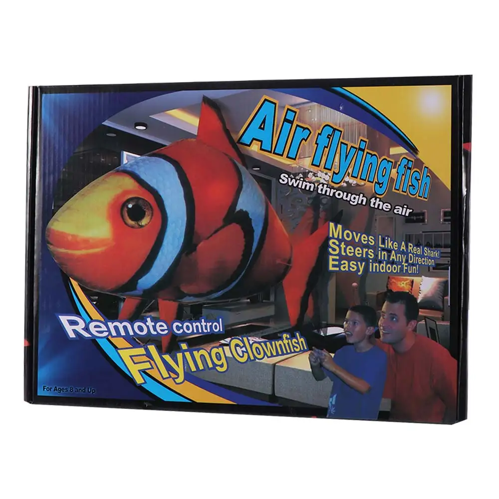 

RC Animal Air Flying Fish Air Swimming Through Room Remote Control Shark Flying Shark Electric Fly Balloons Clown Fish