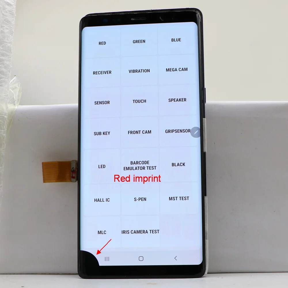 With defects Amoled Lcd For Samsung Galaxy NOTE 8 LCD  N950 N950F N950A N950U Display Touch Screen Digitizer Replacement Parts