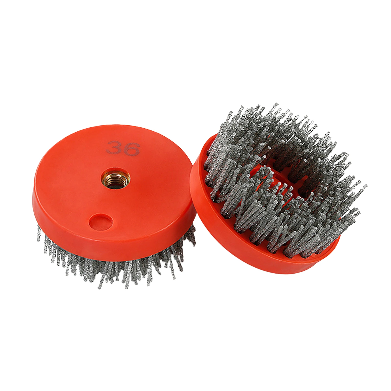 4 inch 110mm Round Abrasive Polishing Brush for Grinding Quartz Marble And Granite Stone Surface Polishing Tool