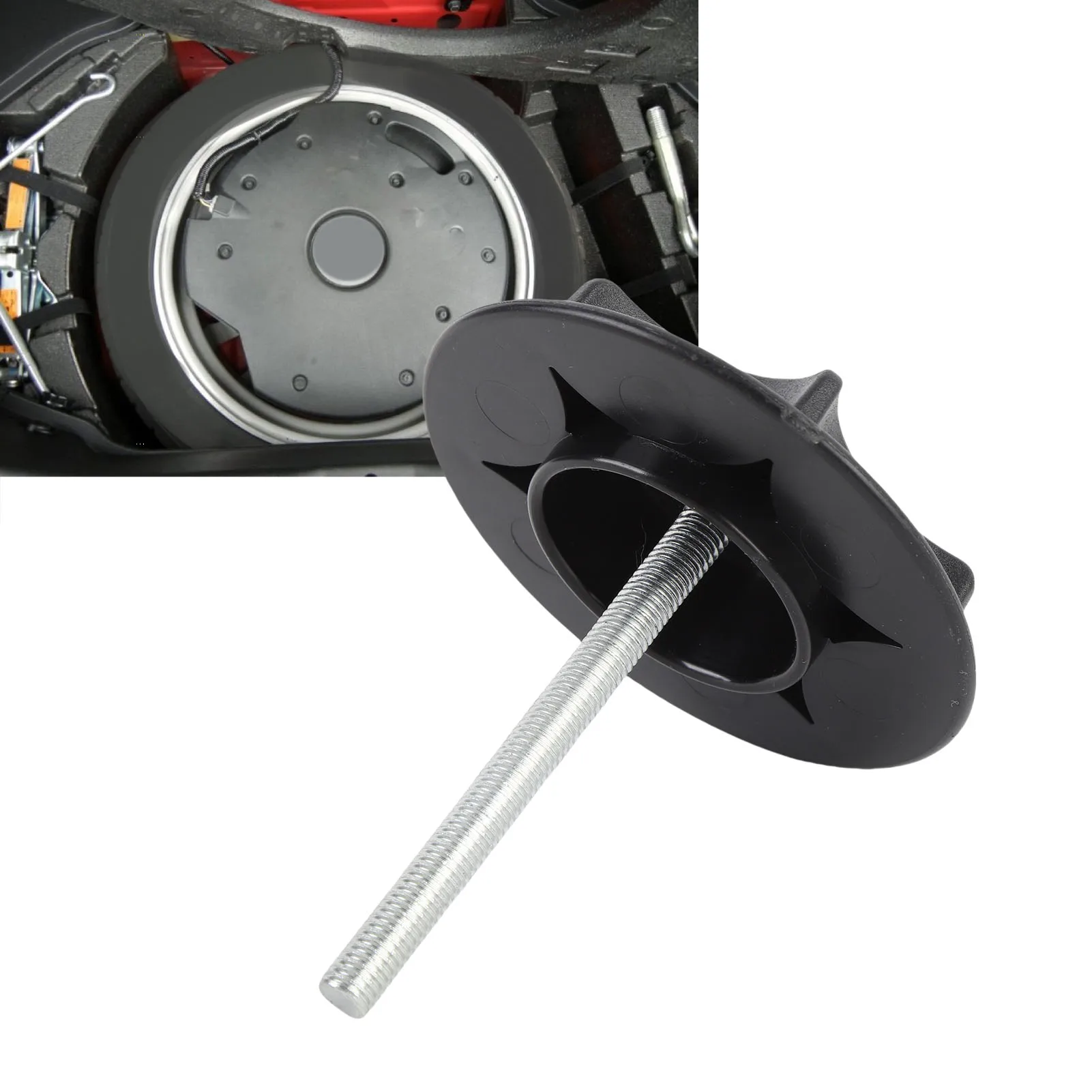 Perno de Sujeción de Llanta de Repuesto para Coche 74810 JY01B, Tornillo de Fijación de Llanta de Repuesto para Nissan 350Z 370Z Altima Juke Kicks Maxima Rogue