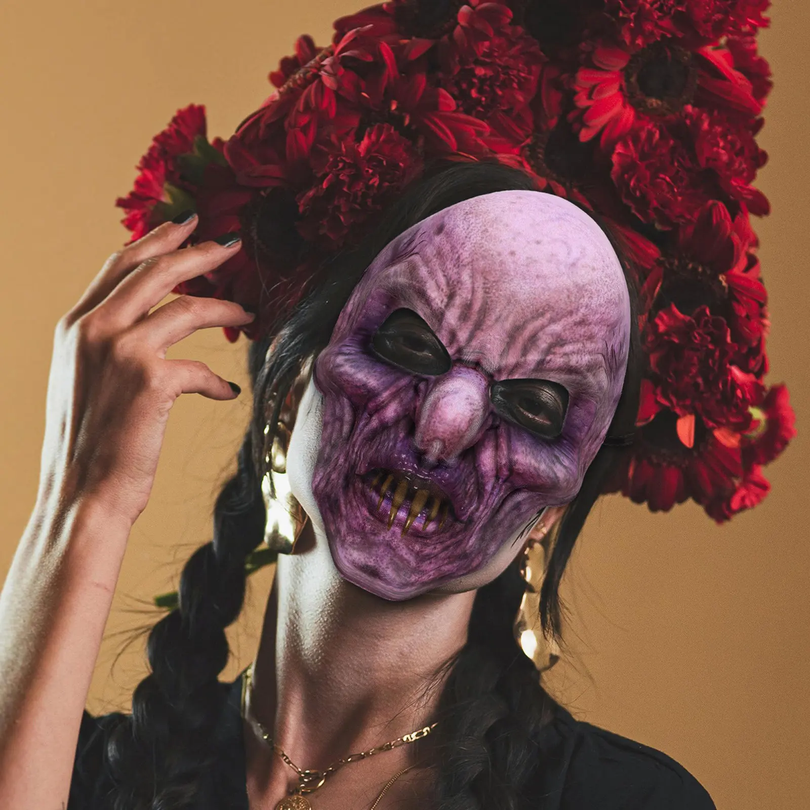 Cosplay Material For Prop - Unforgettable Halloween Skull Mask Made of
