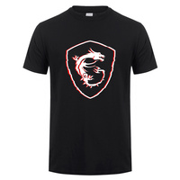 Msi Dragon Gaming T Shirt Men Women Short Sleeve Cotton MSI Gamer T-shirts Summer Mans Cool Tops Streetwear DZ-047
