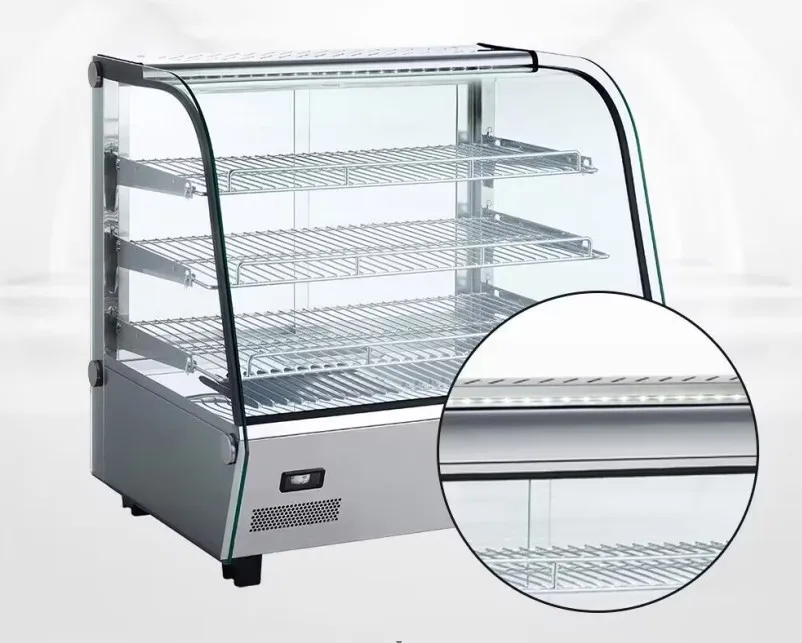 Commercial Stainless Steel Fry Hot Food Heated Warming Display Cabinet Hot Food Pizza Pie Warmer Display Cabinet