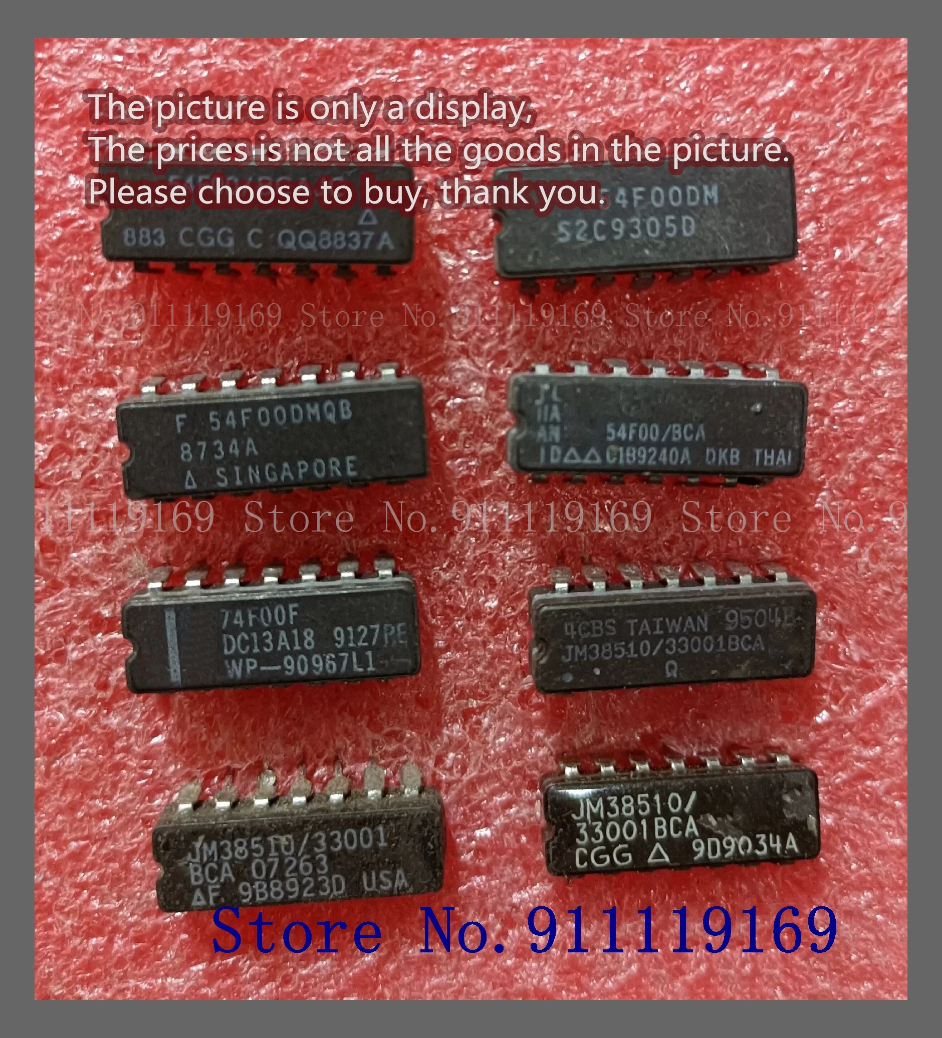 4F00/BCAJC 54F00DM 54F00DMQB 74F00F JM38510/33001BCA CDIP