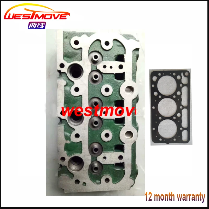 engine cylinder head for KUBOTA D850 with gasket