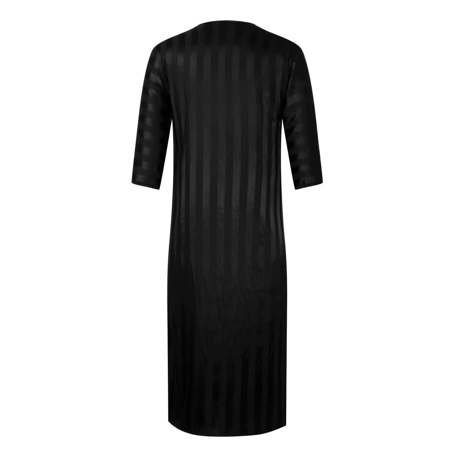 2024 New Men Arab Muslim Fashion Islamic Clothing Men Embroidered Jubba Thobes Homme Moroccan Kaftan Eid Prayer Long Robe Dress