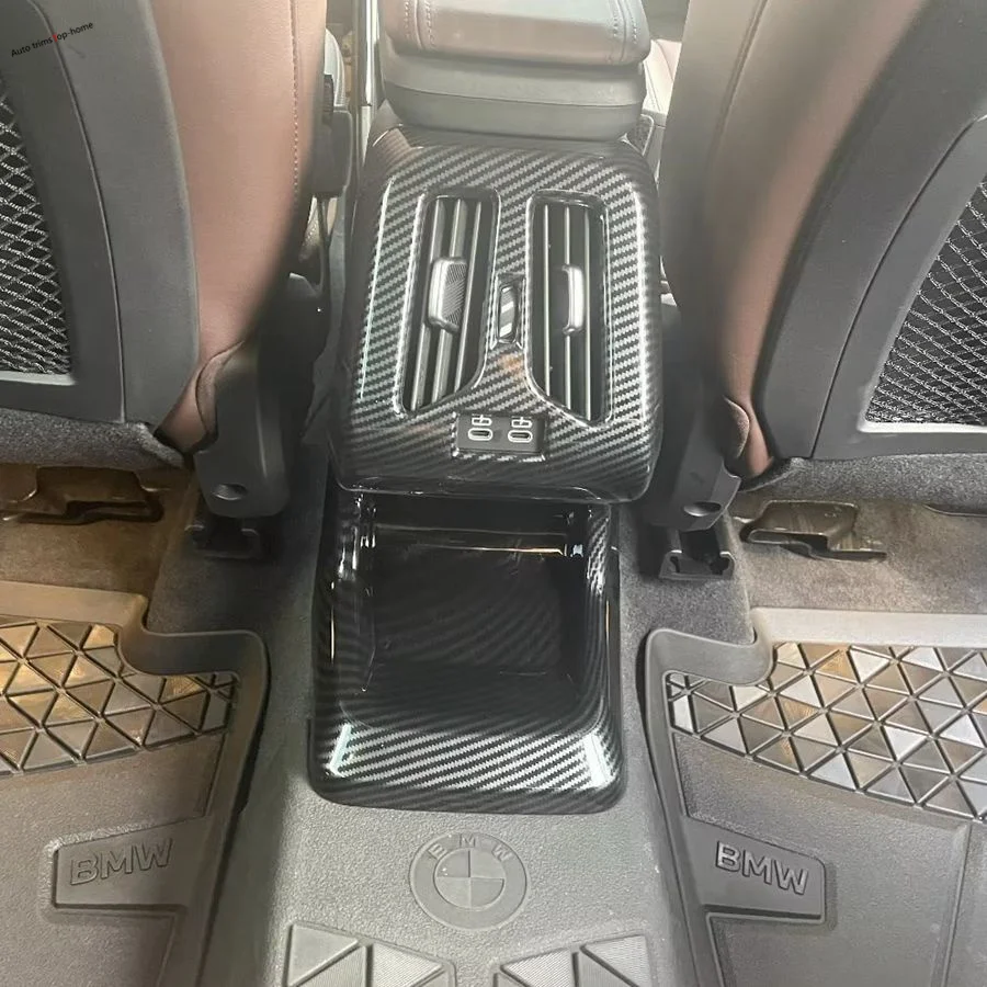 

Armrest Rear Air Conditonnal Vent Cover Trim AC Outlet Decoration Frame Fit For BMW X1 U11 2023 2024 2025 Car Accessories