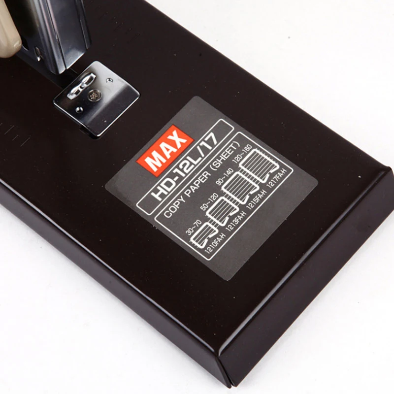

HD-12L/17 Heavy-Duty Stapler Binds 30–160 Pages Long-Arm High-Capacity Stapler Ideal for Binding Office Documents and Forms