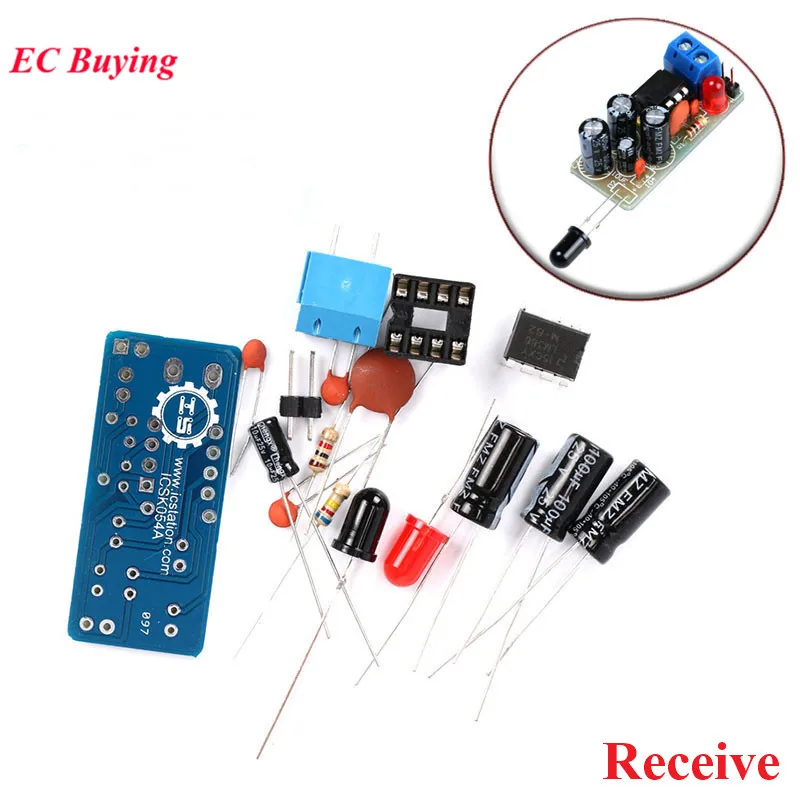 لتقوم بها بنفسك عدة وحدة لاسلكية بالأشعة تحت الحمراء WIFI IR صوت صوت وحدة نقل الأشعة تحت الحمراء جناح الإنتاج الإلكتروني ICSK054A لتقوم بها بنفسك #3