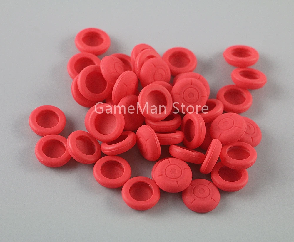 2pcs จอยสติ๊ก Caps ซิลิโคนที่มีสีสัน Analog Grip Stick ปุ่มฝาครอบสําหรับสวิทช์ NS NX อุปกรณ์เสริม