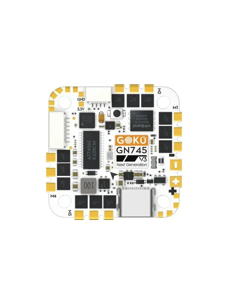 Flywoo  GOKU GN745 AIO V3 45A ESC, plug and play, Type-C interface suitable for FPV drone DIY parts