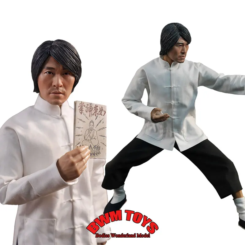 متوفر في المخزون الأصلي 777TOYS FT010 1/6 مقياس تحصيل الذكور الجندي الكونغ فو ستار ستيفن تشاو مجموعة كاملة 12 ''عمل نموذج لجسم
